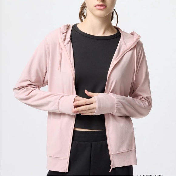 Uniqlo AIRism Mesh UV Protection Full-Zip Hoodie - Picture 1 of 13
